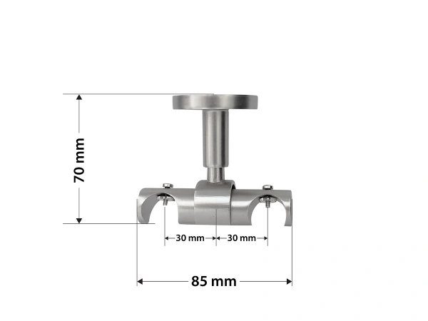 držiak 19x19 stropný