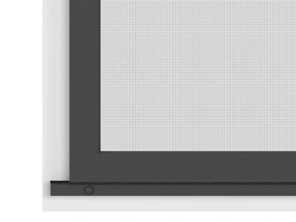 Siete proti hmyzu na DVERE - posuvné - ANTRACIT - RAL 7016 - s priečkou 7