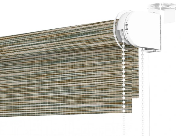 Roleta MINI - deň a noc - látka Maurícius 64 - canvas dekor 3