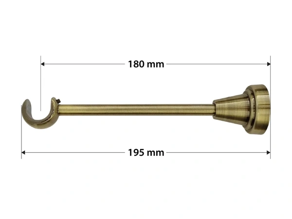 Garniža 19mm - 1rad - TRAPEZIUM - antik 4