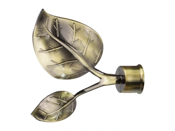 Garniža 25x16mm - 2rady - LIST VEĽKÝ antik 2