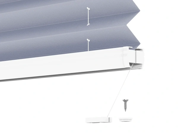 Plisé rolety LUX - látka Danish blue 11070 - PEARL 7