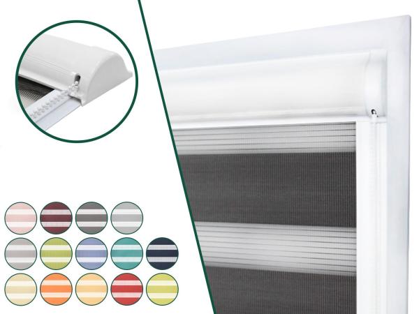 Roleta SWING LITE - deň a noc - látka BAHAMA