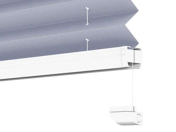 Plisé rolety LUX - látka Danish blue 11070 - PEARL 8