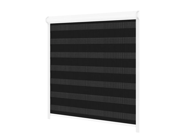 Roleta SWING PREMIUM - deň a noc - látka Miami 1308 - čierna 2