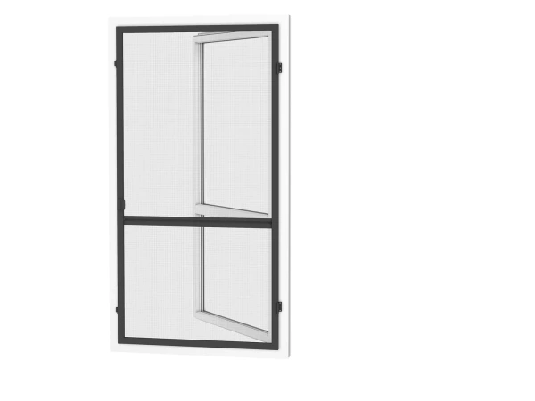 Siete proti hmyzu na DVERE - pántové - ANTRACIT - RAL 7016 - s priečkou 1
