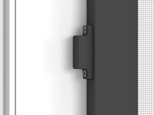 Siete proti hmyzu na DVERE - pántové - ANTRACIT - RAL 7016 - s priečkou 8