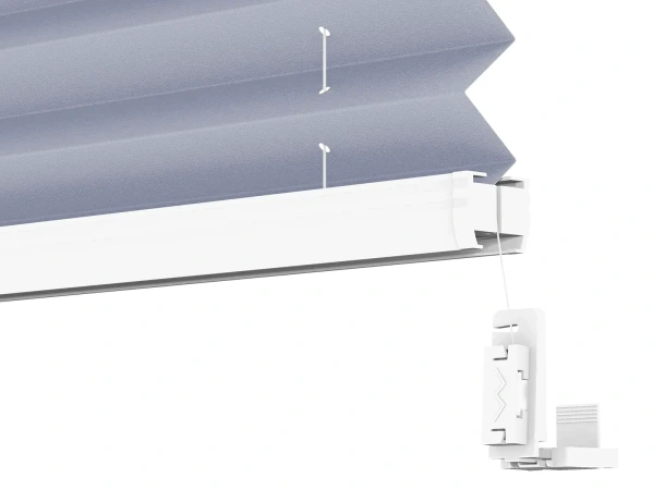 Plisé rolety LUX - látka Danish blue 11070 - PEARL 4