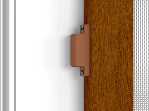 Siete proti hmyzu na DVERE - pántové - DUB ZLATÝ - drevoimitácia - bez priečky 8