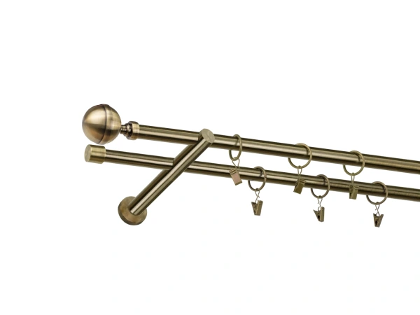 Garniža 16x16mm - 2rady - KALISTO - antik