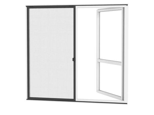 Siete proti hmyzu na DVERE - posuvné - ANTRACIT - RAL 7016 - bez priečky 1