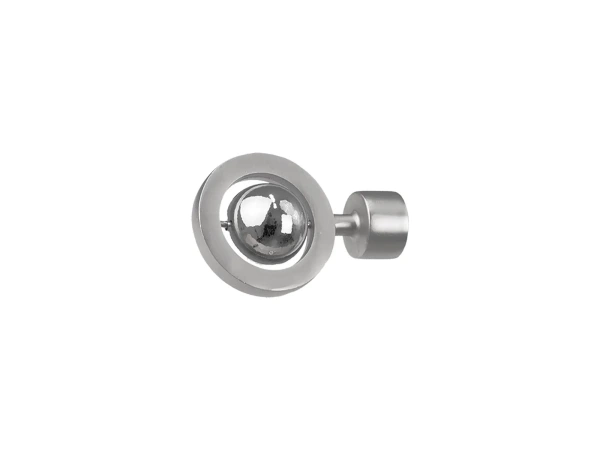 Garniža 19mm - drážková tyč - 1rad - JUPITER - satin 2