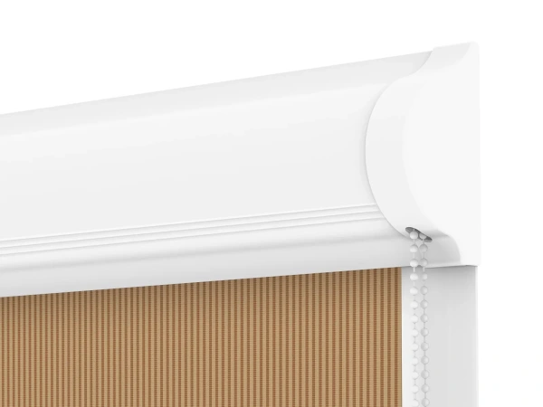 Roleta SWING LITE - deň a noc - látka Miami 1305 - mliečna čokoláda 3