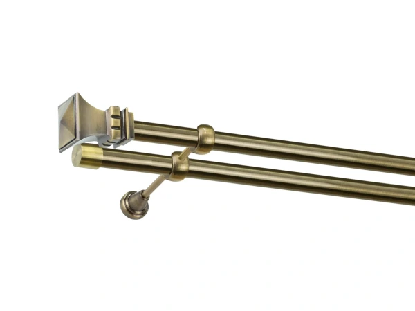 Garniža 25x25mm - 2rady - VEŽA - antik 1