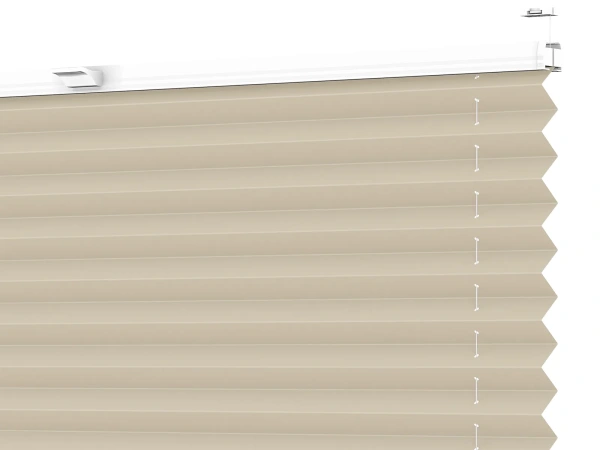 Plisé rolety LUX - látka Crafted Linen 11197 - BLACKOUT (zatemňujúca)