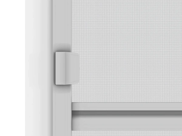 Siete proti hmyzu na DVERE - posuvné - SIVÁ - RAL 9006 - s priečkou 5