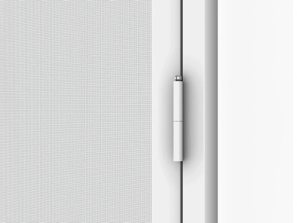 Siete proti hmyzu na DVERE - pántové v ráme SMART - BIELA - RAL 9016 - s priečkou 8