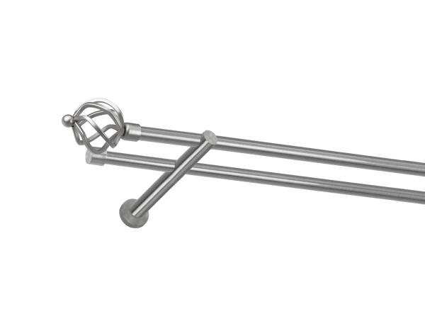 Garniža 16x16mm - 2rady - SPIRAL - satin 1