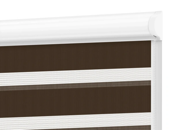 Roleta SWING PREMIUM - deň a noc - látka Zakynthos 07 - cappuccino