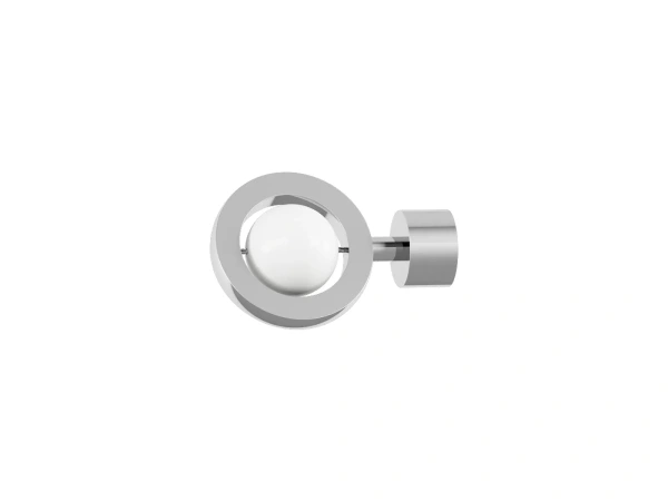 Garniža 19x19mm drážková tyč - 2rady - SFERA - čierno biela 3