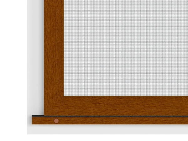 Siete proti hmyzu na DVERE - posuvné - DUB ZLATÝ - drevoimitácia - bez priečky 7