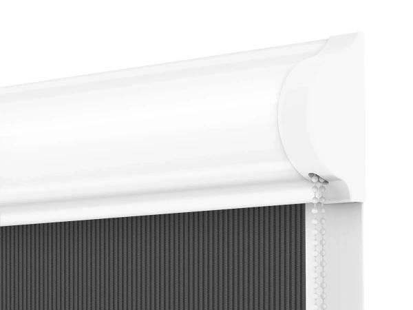 Roleta SWING PREMIUM - deň a noc - látka Bahama 1820 - tmavo sivá 3