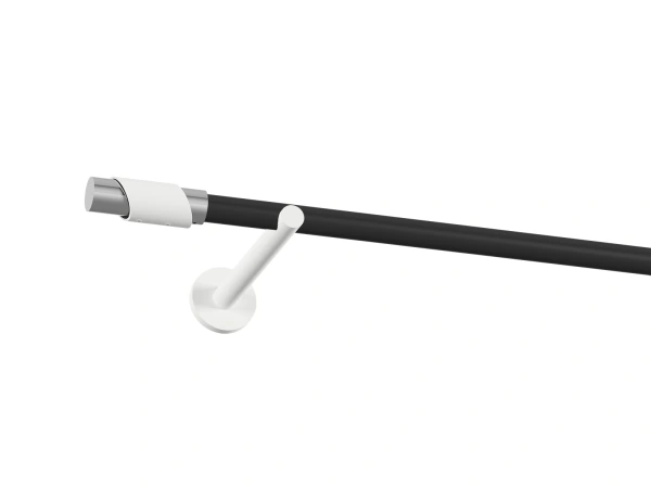 Garniža 19mm obyčajná tyč - 1rad - PARIS - čierno biela 1