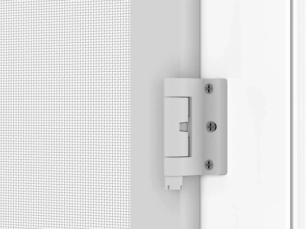 Siete proti hmyzu na DVERE - pántové - SIVÁ - RAL 9006 - s priečkou 10