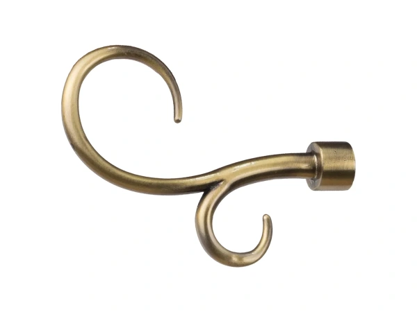 Garniža 16mm - 1rad - HÁK DVOJITÝ - antik 2