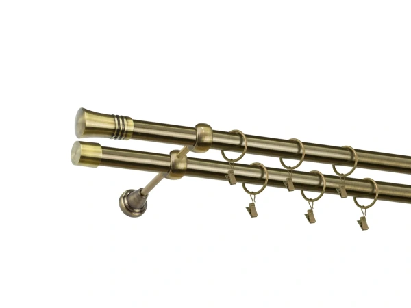 Garniža 25x25mm - 2rady - CAPRI - antik