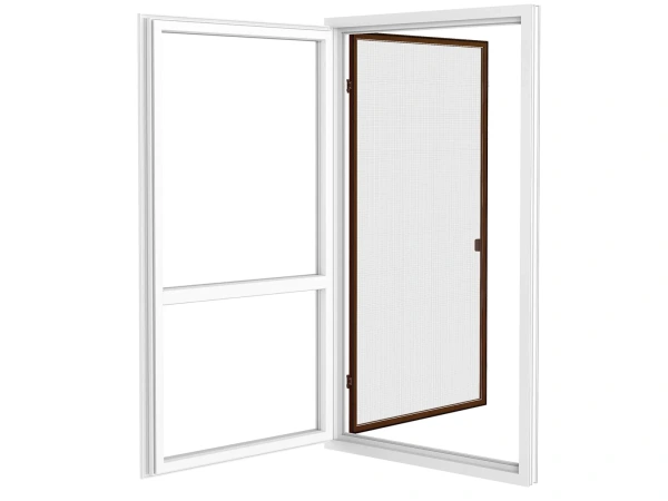 Siete proti hmyzu na DVERE - pántové - ORECH - drevoimitácia - bez priečky 4