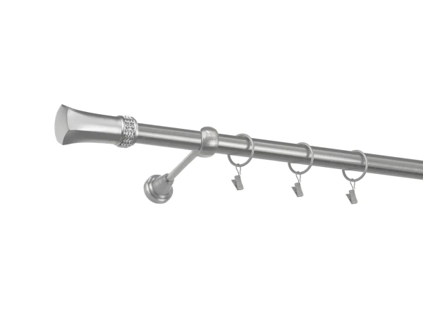 Garniža 25mm - 1rad - PLUTON CRYSTAL - satin