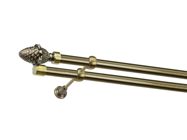 Garniža 25x25mm - 2rady - ŽALUĎ - antik 1