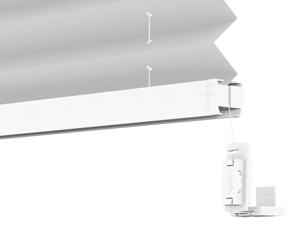 Plisé rolety LUX - látka Silver dust 11072 - PEARL 4