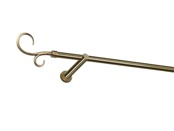 Garniža 16mm - 1rad - HÁK DVOJITÝ - antik 1