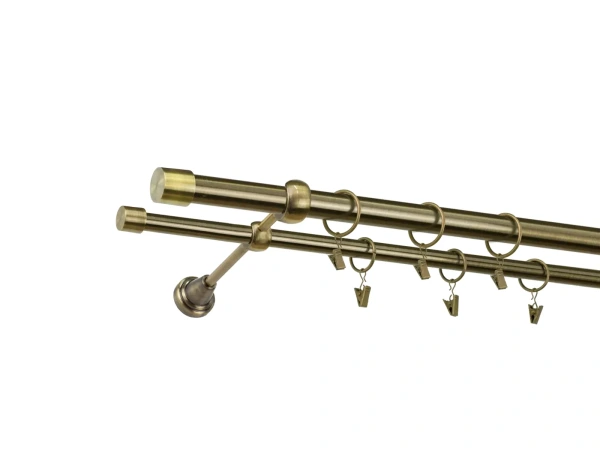 Garniža 25x16mm - 2rady - PULLO - antik