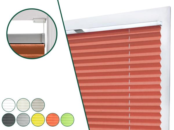 Plisé rolety LUX - látka BLACKOUT (zatemňujúca)