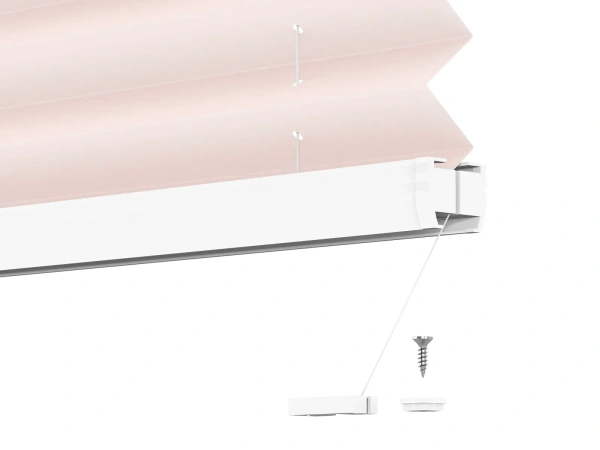 Plisé rolety LUX - látka Lovely rose 11073 - PEARL 7