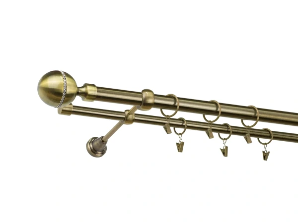 Garniža 25x16mm - 2rady - KALISTO CRYSTAL - antik