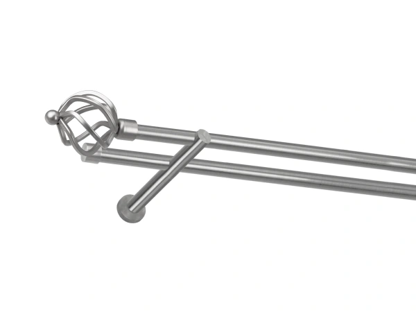 Garniža 19x19mm - 2rady - SPIRAL - satin 1