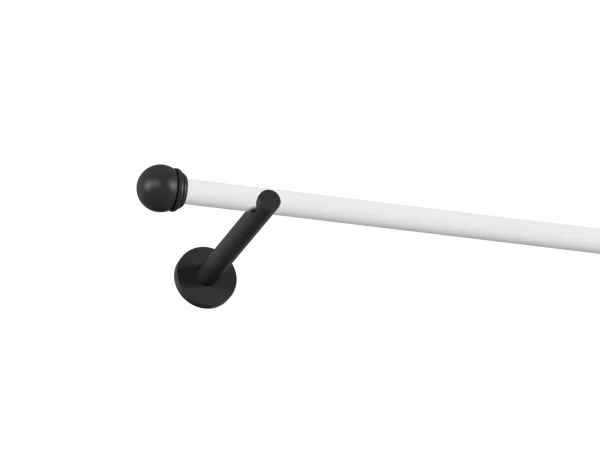 Garniža 19mm obyčajná tyč - 1rad - TODI MAX - bielo čierna 1