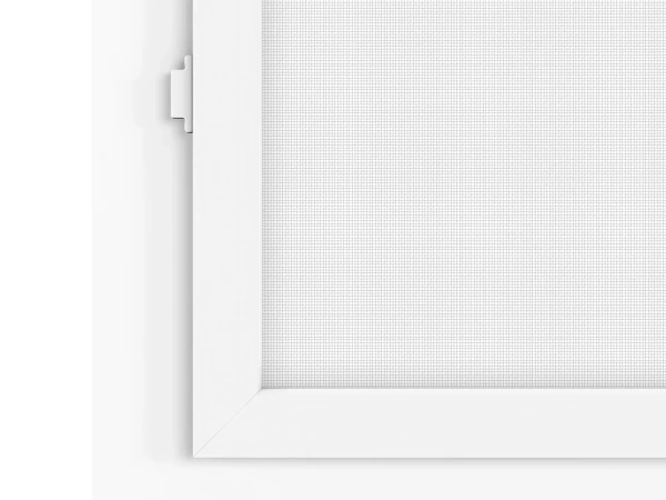 Siete proti hmyzu na DVERE - pántové - BIELA - RAL 9016 - bez priečky 6