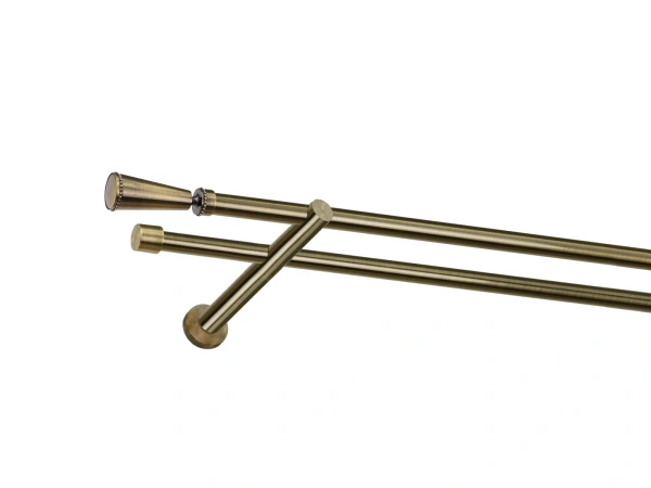 Garniža 16x16mm - 2rady - MILANO CRYSTAL - antik 1