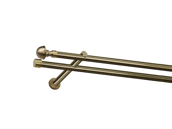 Garniža 19x19mm - drážková tyč - 2rady - BOSTON - antik 1