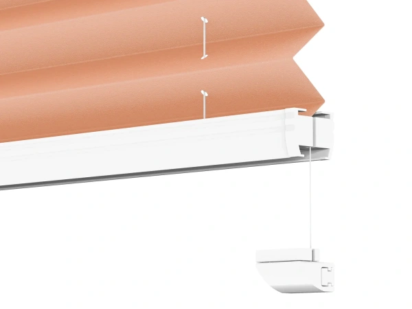 Plisé rolety LUX - látka Coral 11074 - PEARL 8