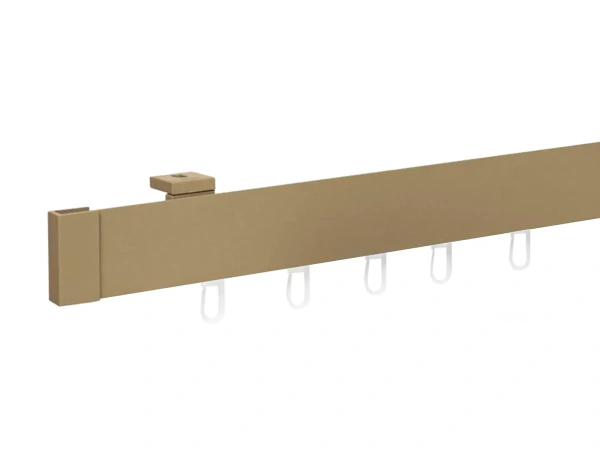 Garniža MODERN 1-drážková do stropu - odtieň PATINA