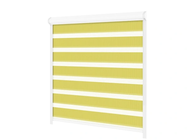 Roleta SWING PREMIUM - deň a noc - látka Bahama 1807 - limetková 1