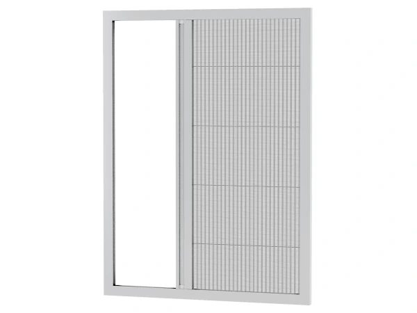 Siete proti hmyzu na OKNO - PLISÉ LITE - SIVÁ - RAL 9006 1