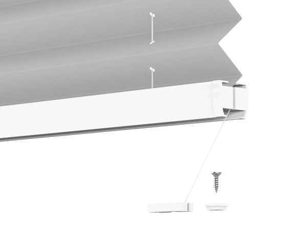 Plisé rolety LUX - látka Silver dust 11199 - BLACKOUT (zatemňujúca) 7