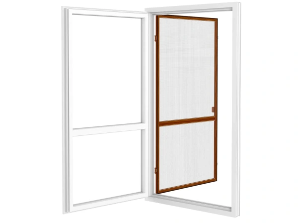 Siete proti hmyzu na DVERE - pántové - ČEREŠŇA - drevoimitácia - s priečkou 4